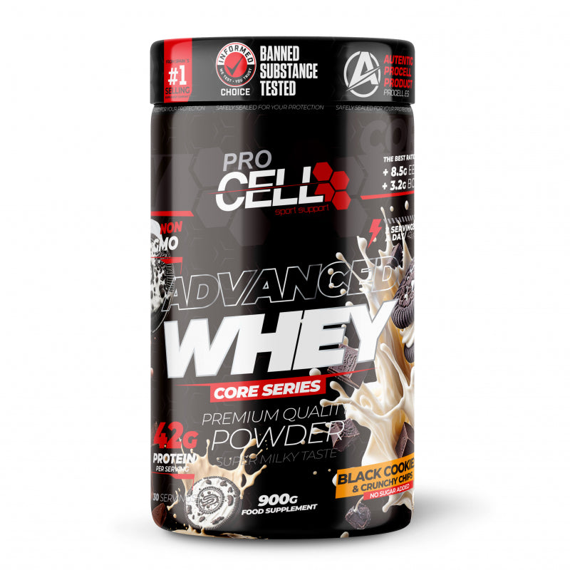 WHEY CORE 900GR BLACK COOKIES & CRUNCHY CHIPS