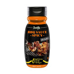 SALSA ZERO 320ML BARBACOA PICANTE SERVIVITA