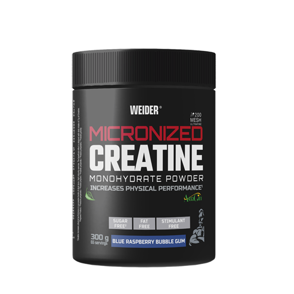 MICRONIZED CREATINE MOHOHYDRATE 300GR BLUE RASPBERRY