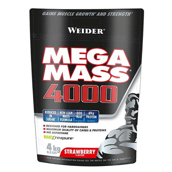 MEGA MASS 4000 4KG FRESA