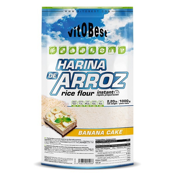 HARINA DE ARROZ 1KG BANANA CAKE